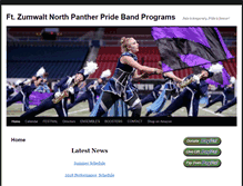 Tablet Screenshot of fznband.org